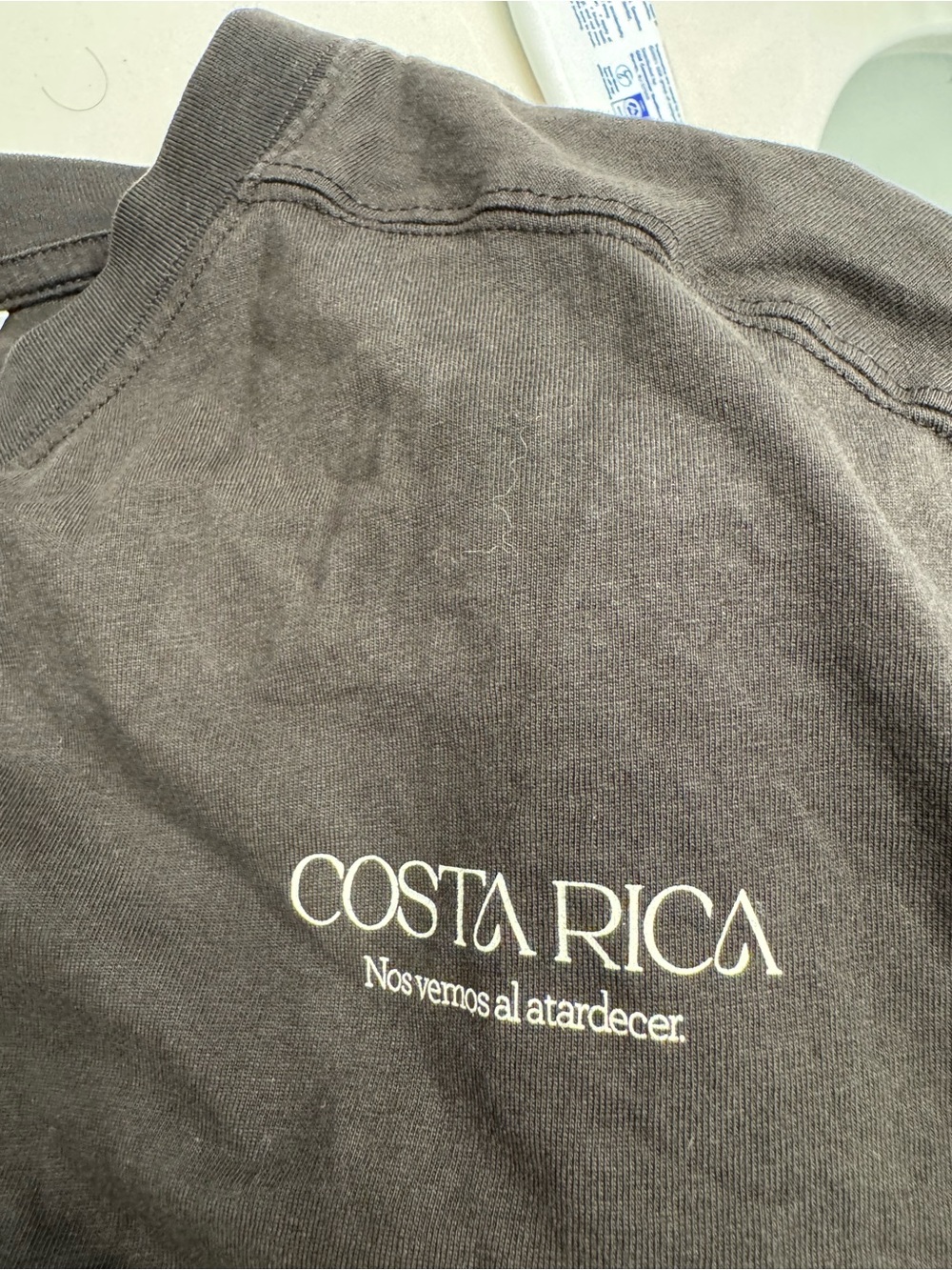 Long-Sleeve Crewneck Shirt - Dark Brown - Picture 5 of 6